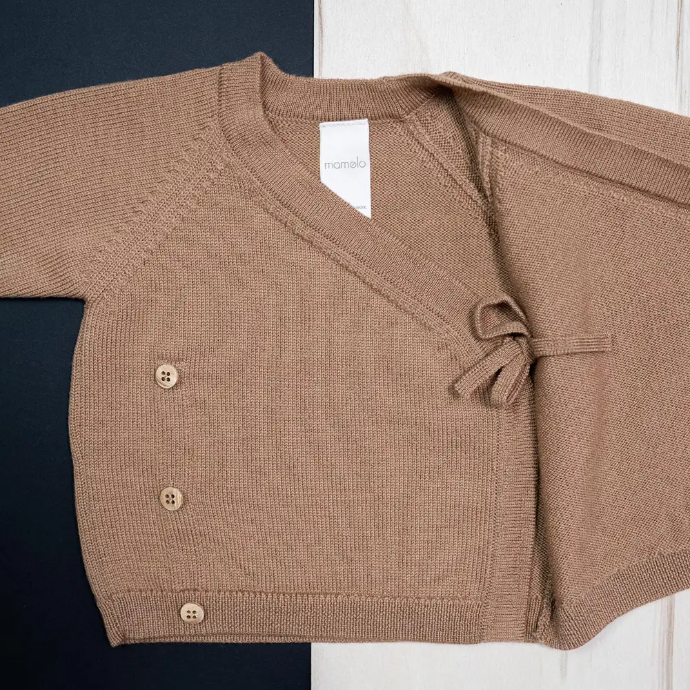 THE WOOLLY BABY JACKET - camel - Image 3