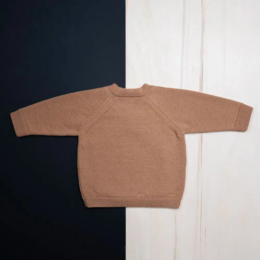 THE WOOLLY BABY JACKET - camel - Image 11