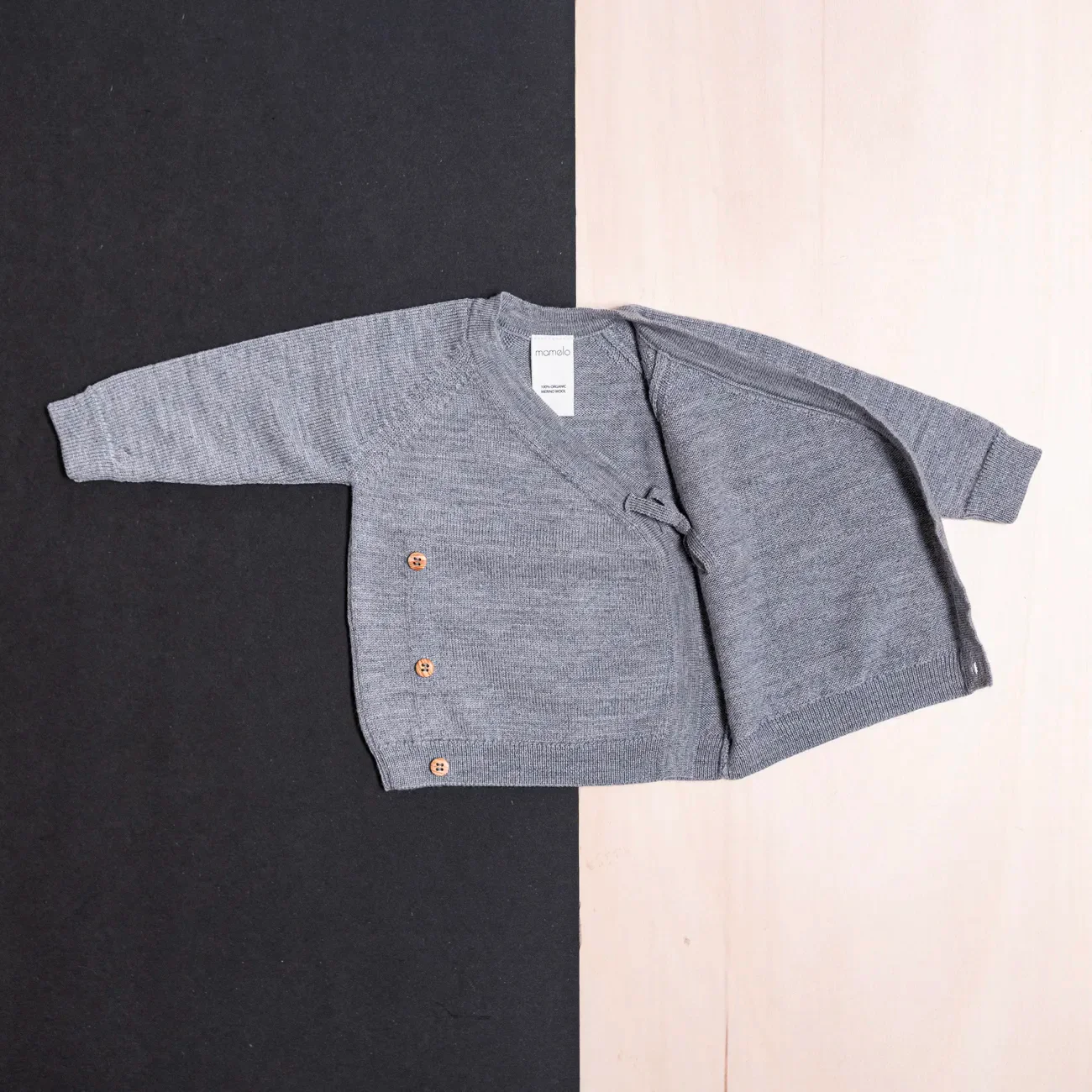 THE WOOLLY BABY JACKET - cloud grey - Image 8