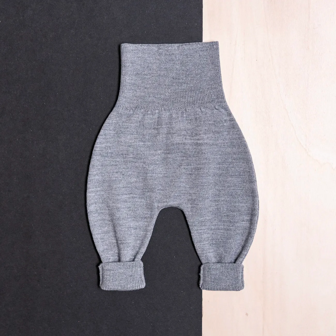 THE WOOLLY BABY PANTS - cloud grey - Image 10