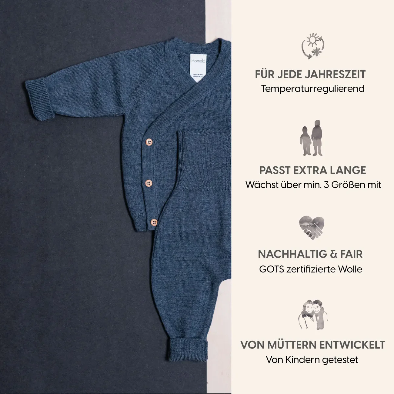 KLEINES KUSCHEL-SET - graphite grey - Image 4