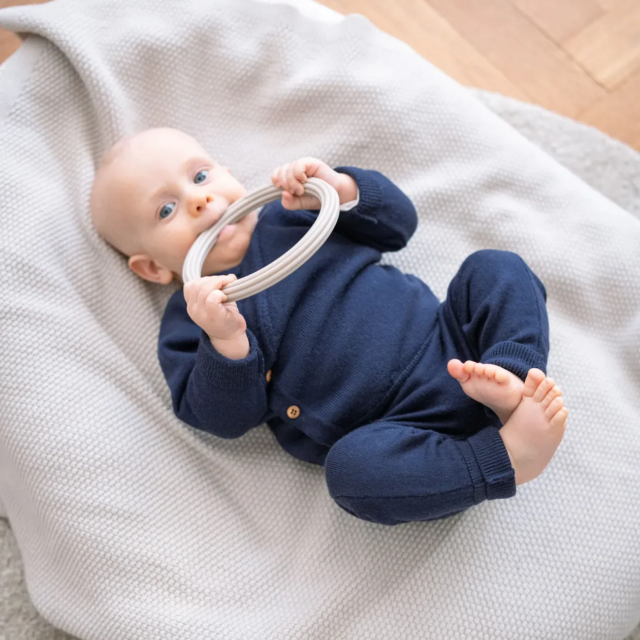 THE WOOLLY BLANKET - blue - Image 7