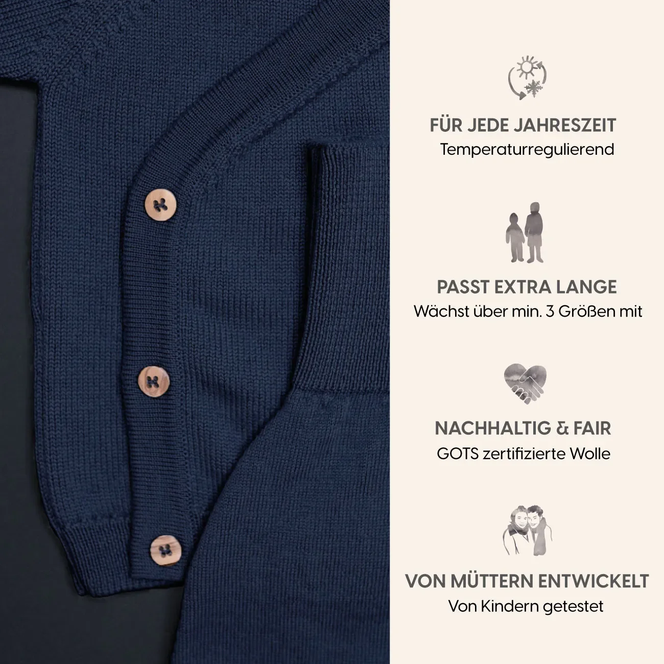 KLEINES KUSCHEL-SET - midnight blue - Image 3
