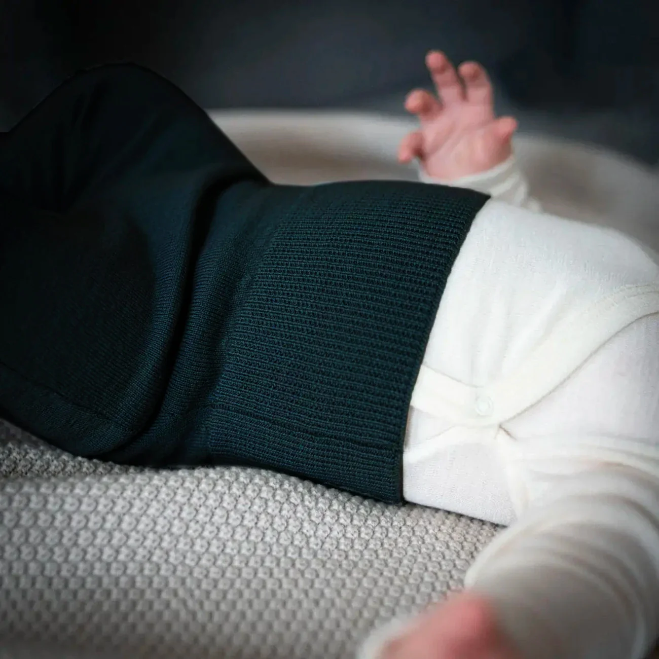 THE WOOLLY BABY PANTS - new petrol - Image 3