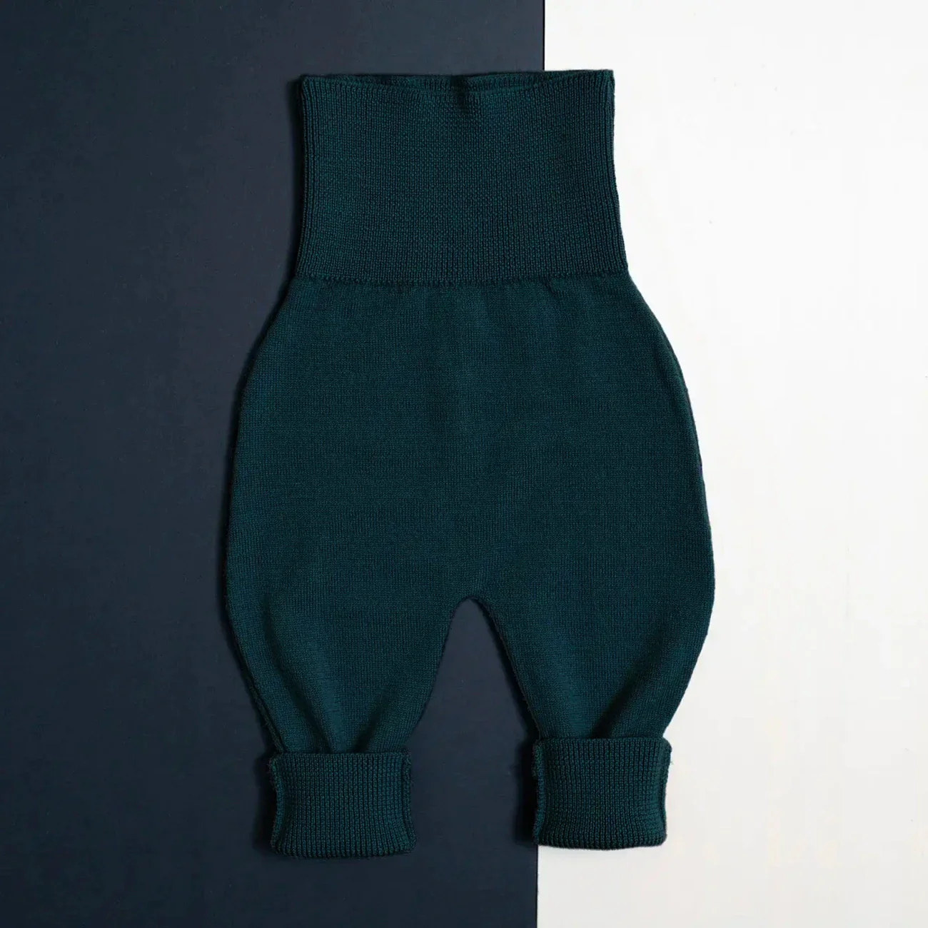 THE WOOLLY BABY PANTS - new petrol - Image 5