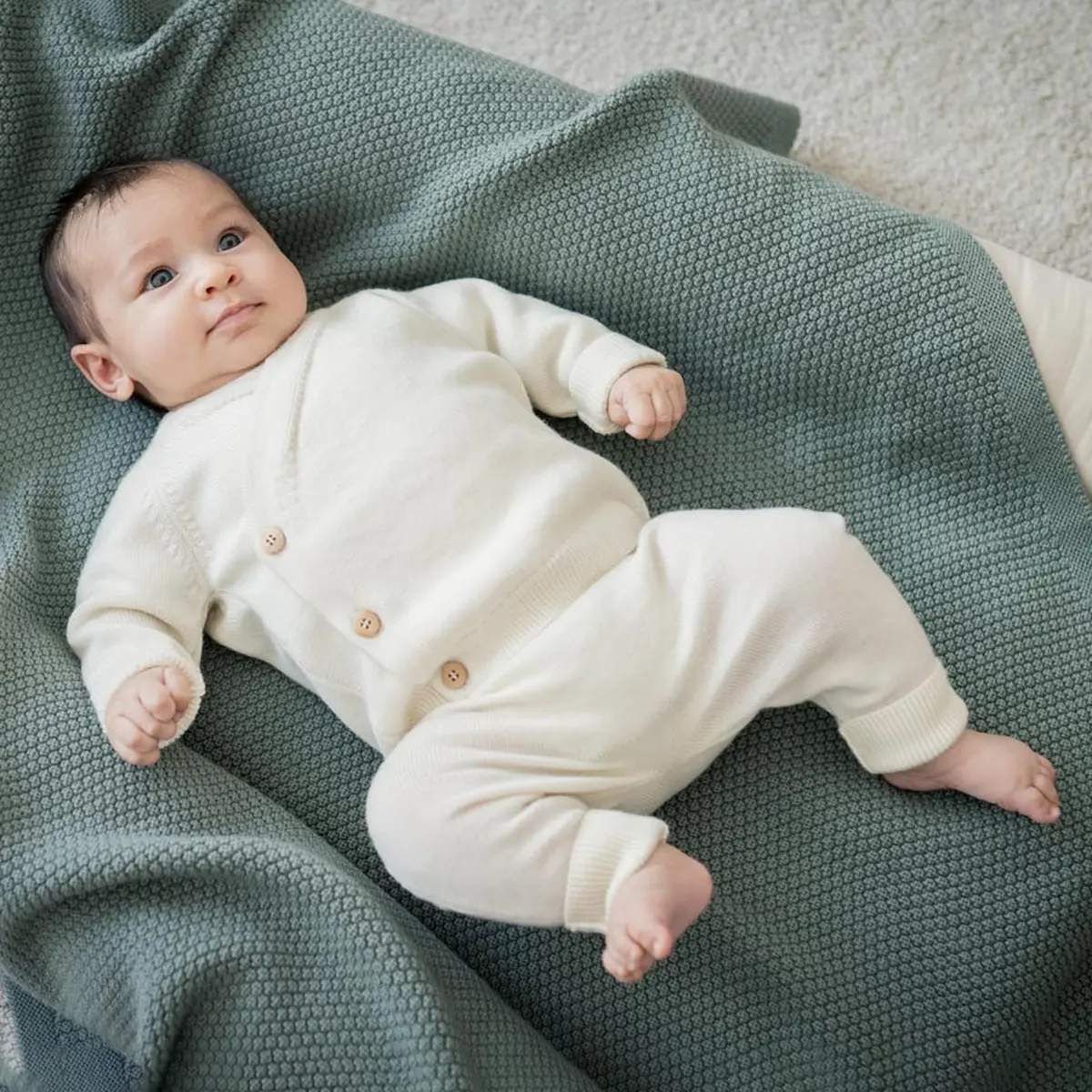 THE WOOLLY BABY PANTS - pure - Image 3