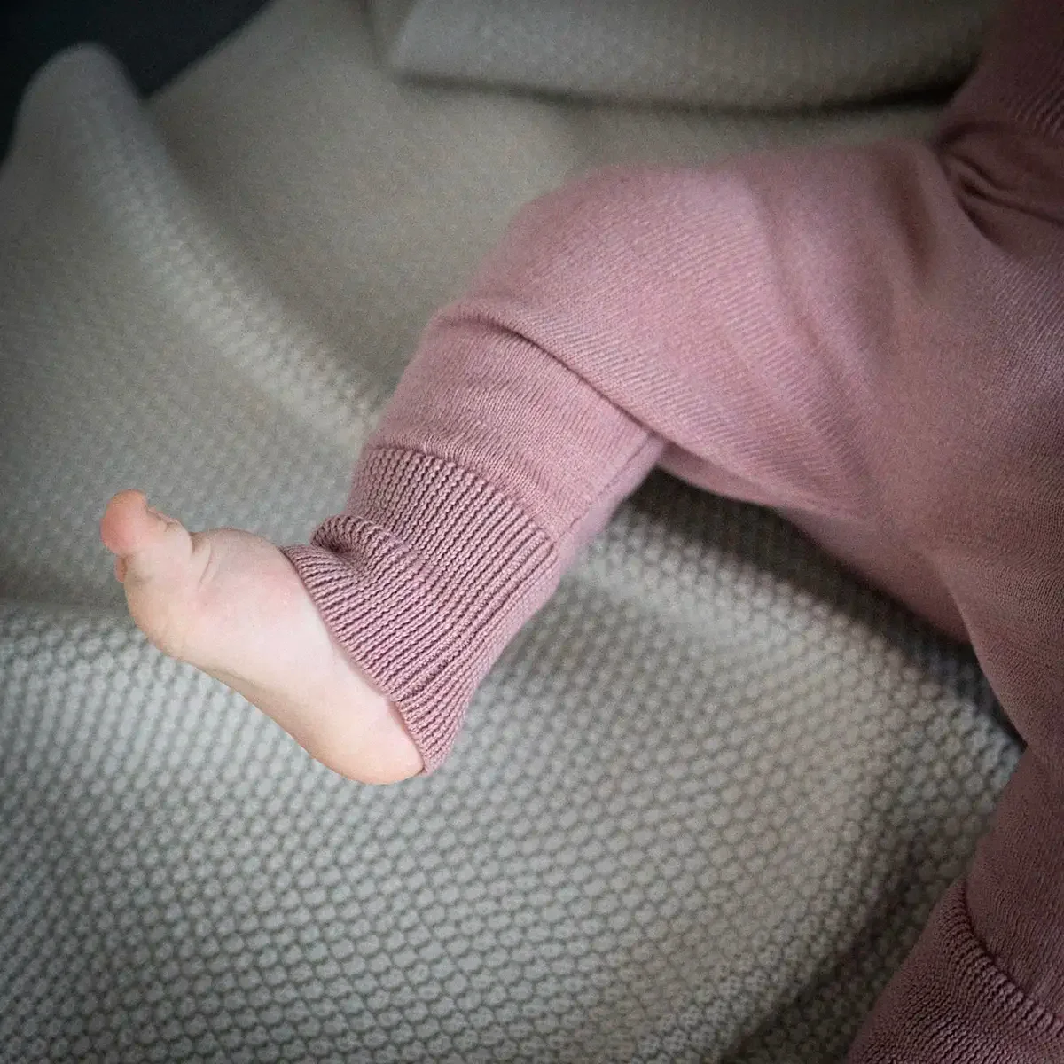 THE WOOLLY BABY PANTS - rose - Image 10