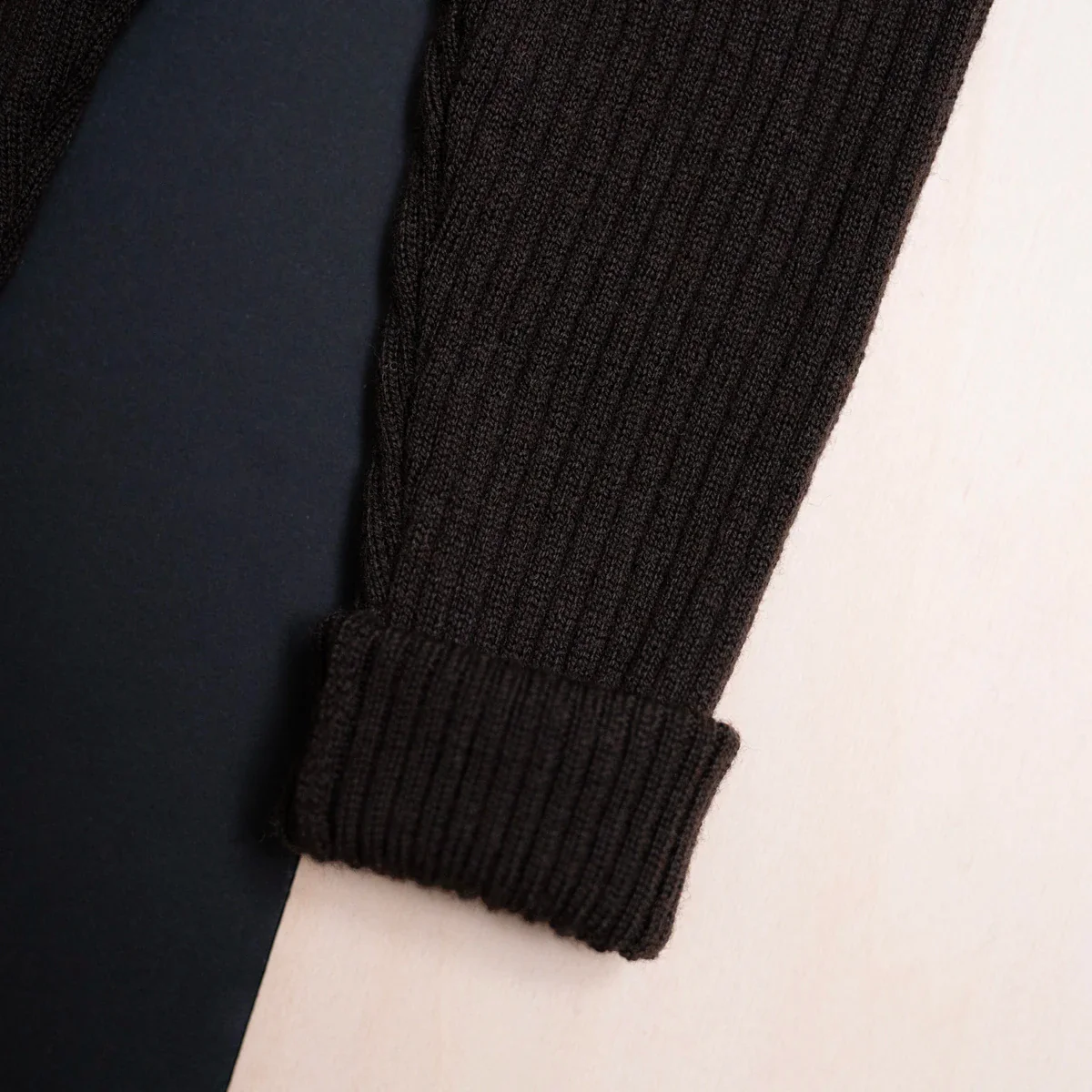THE WOOLLY LEGGINGS - chocolate - Image 3
