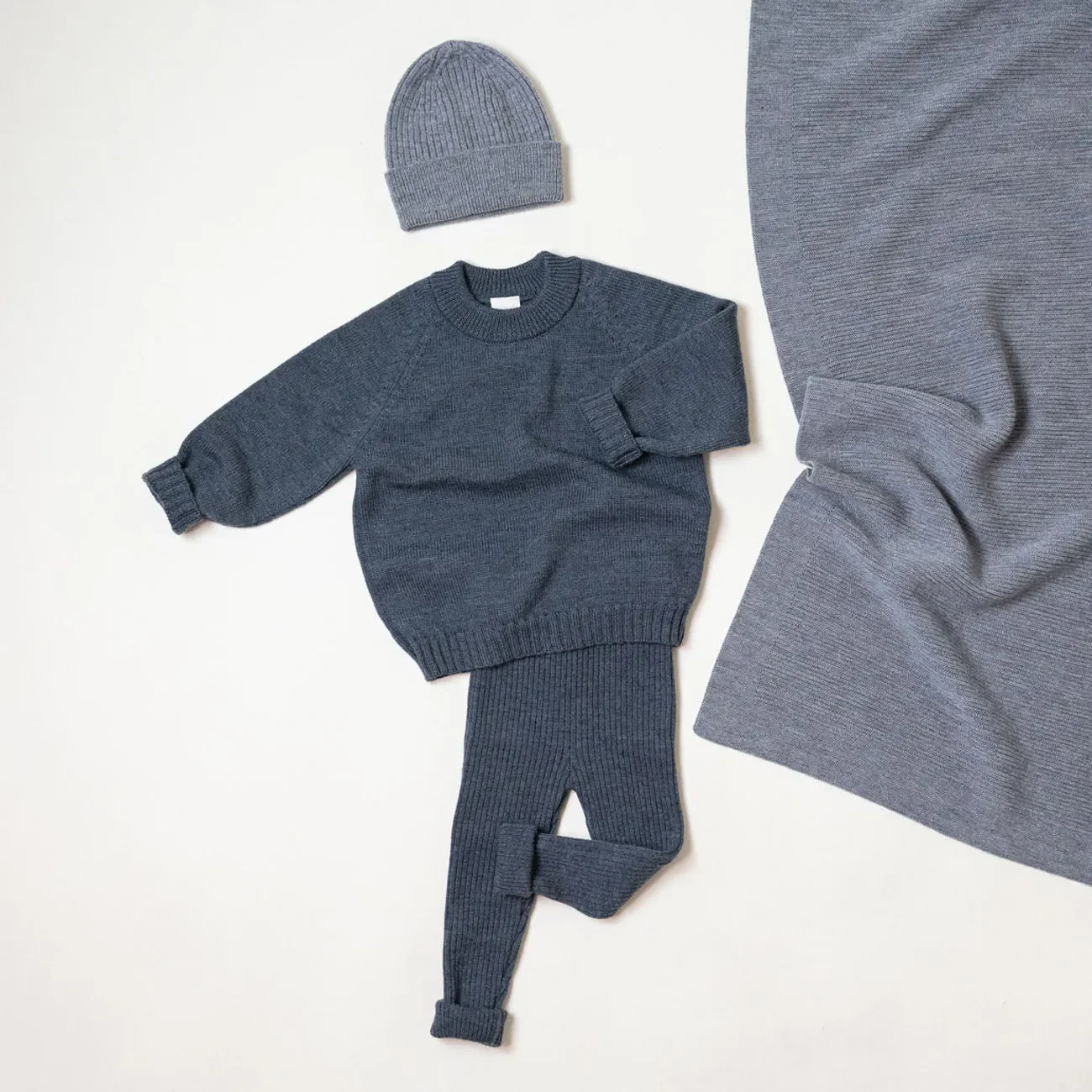 THE WOOLLY LEGGINGS - graphite grey - Image 4