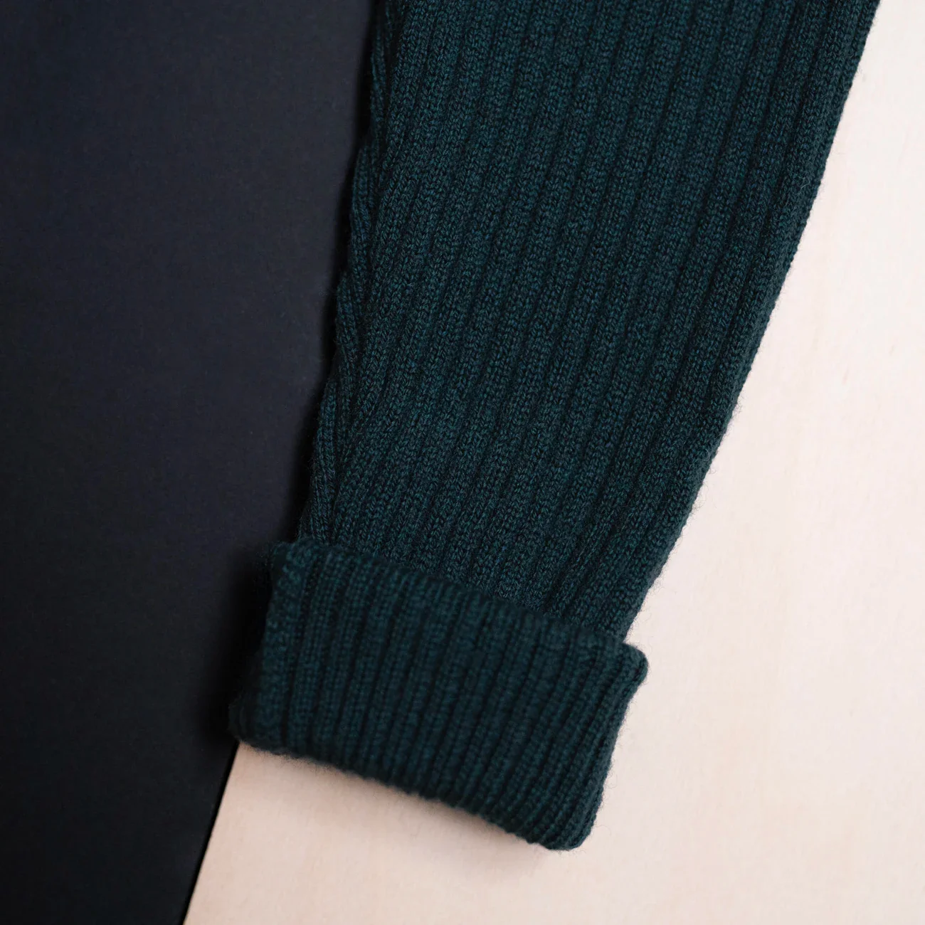 THE WOOLLY LEGGINGS - new petrol - Image 3