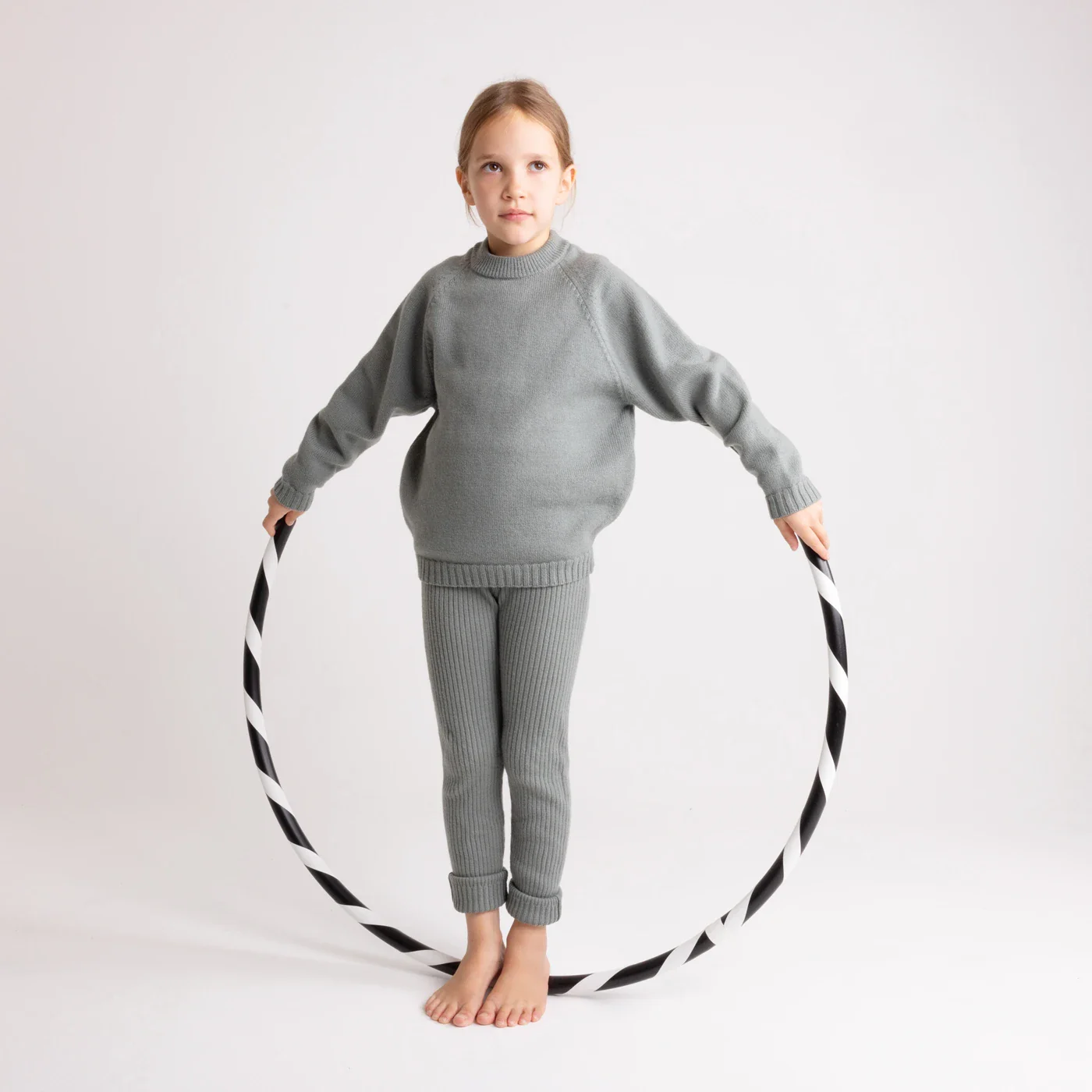 THE WOOLLY LEGGINGS - sage - Image 4