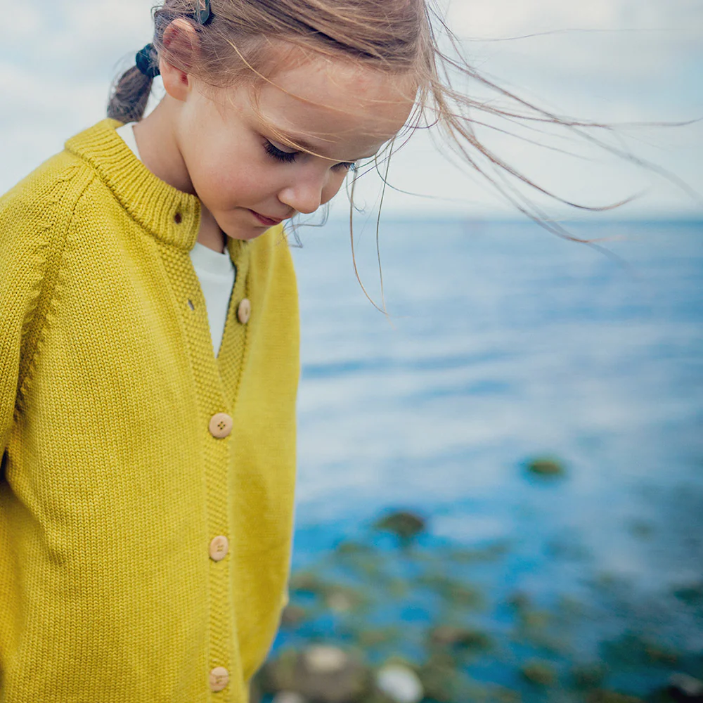 PRE-LOVED WOOLLY CARDIGAN - quince - Image 3