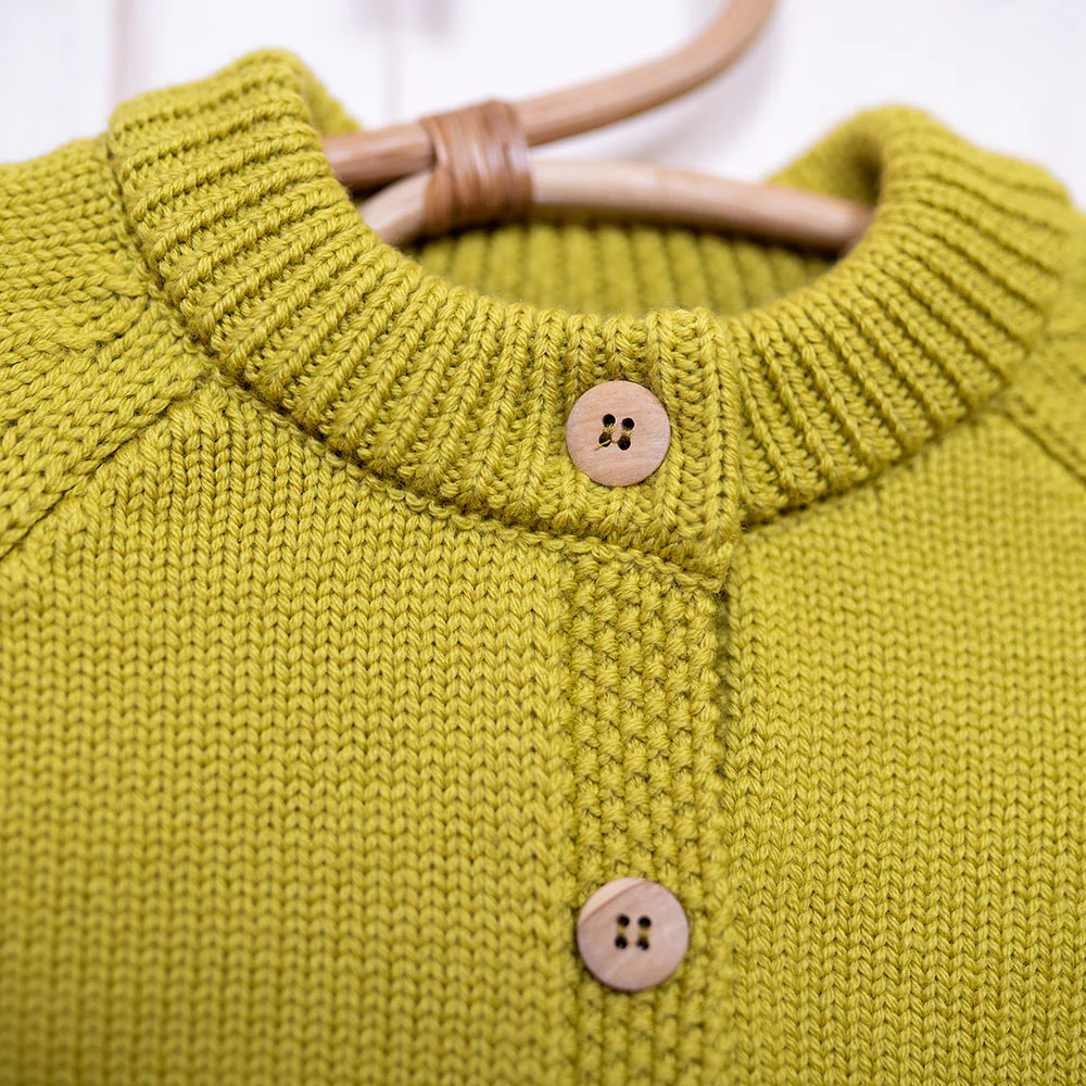 PRE-LOVED WOOLLY CARDIGAN - quince - Image 7