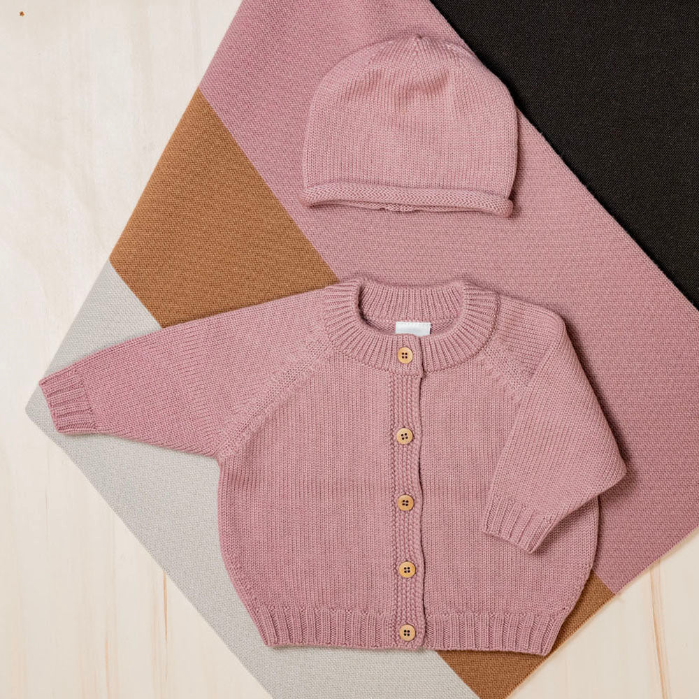 PRE-LOVED WOOLLY CARDIGAN - rose - Image 11