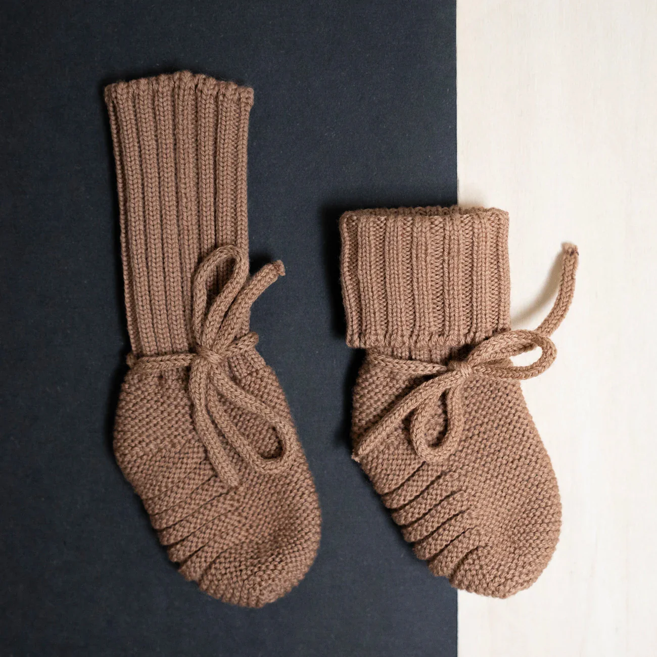 THE WOOLLY BABY BOOTIE - camel - Image 9