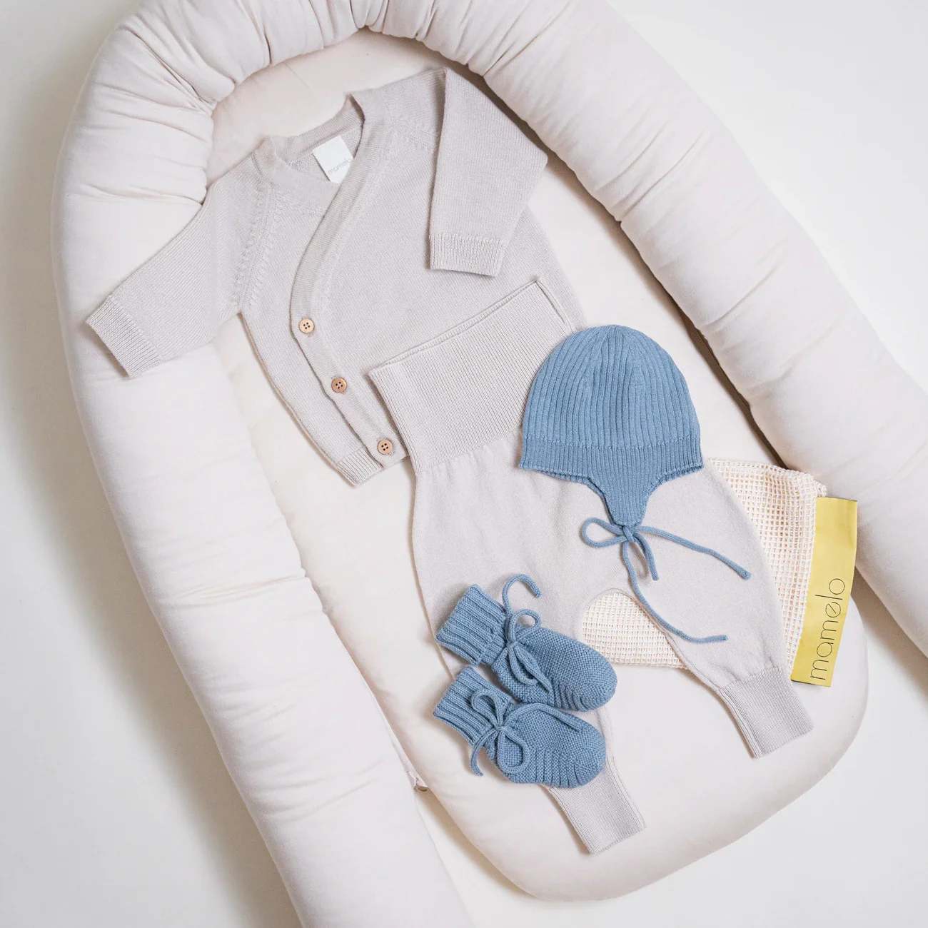 THE WOOLLY BABY HAT - blue - Image 5