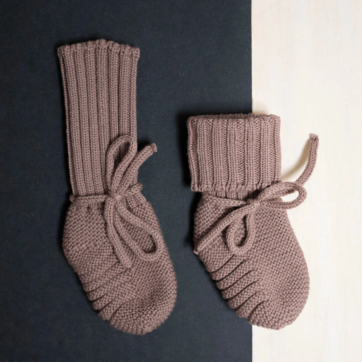 THE WOOLLY BABY BOOTIE - cappuccino - Image 4