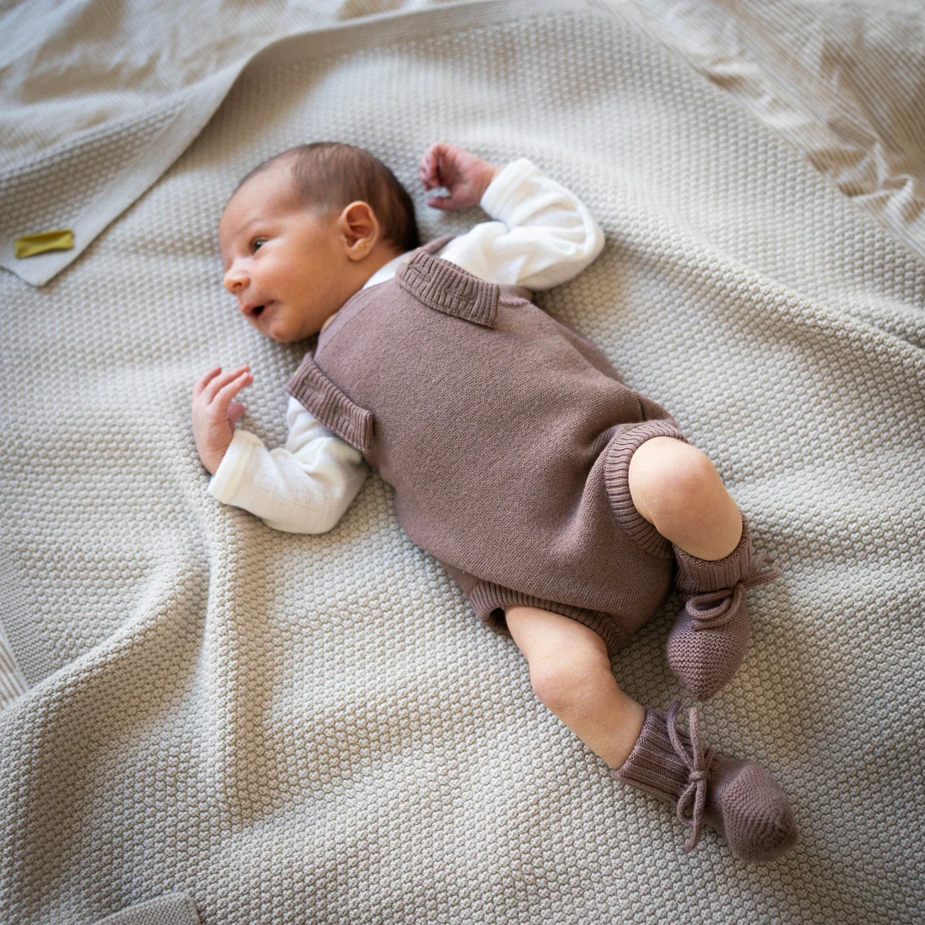 THE WOOLLY BABY BOOTIE - mauve - Image 4