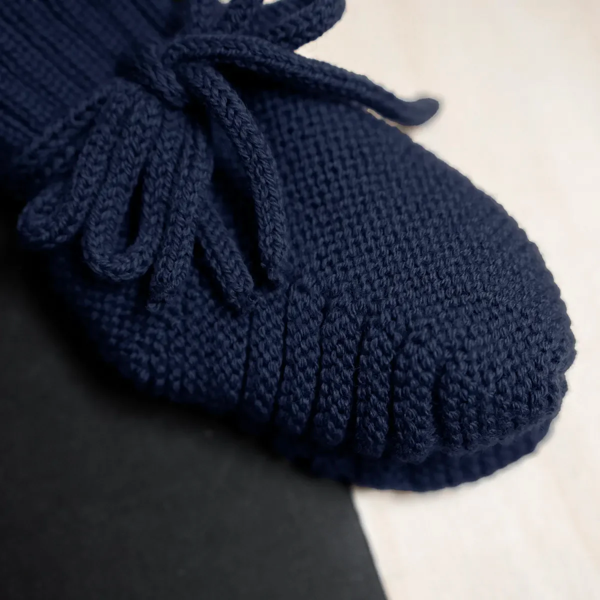 THE WOOLLY BABY BOOTIE - midnight blue - Image 7