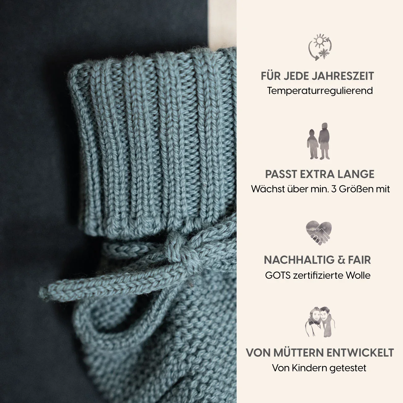 THE WOOLLY BABY BOOTIE - pure - Image 7