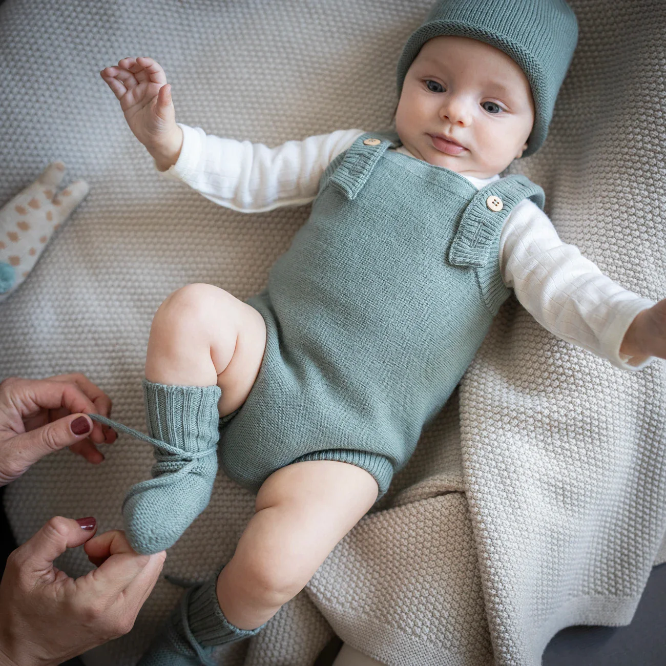THE WOOLLY BABY BOOTIE - cappuccino - Image 6