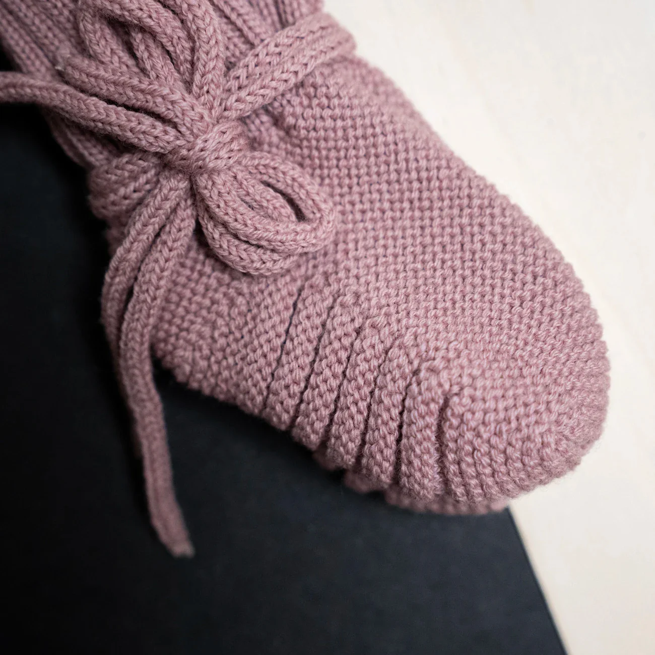 THE WOOLLY BABY BOOTIE - rose - Image 9