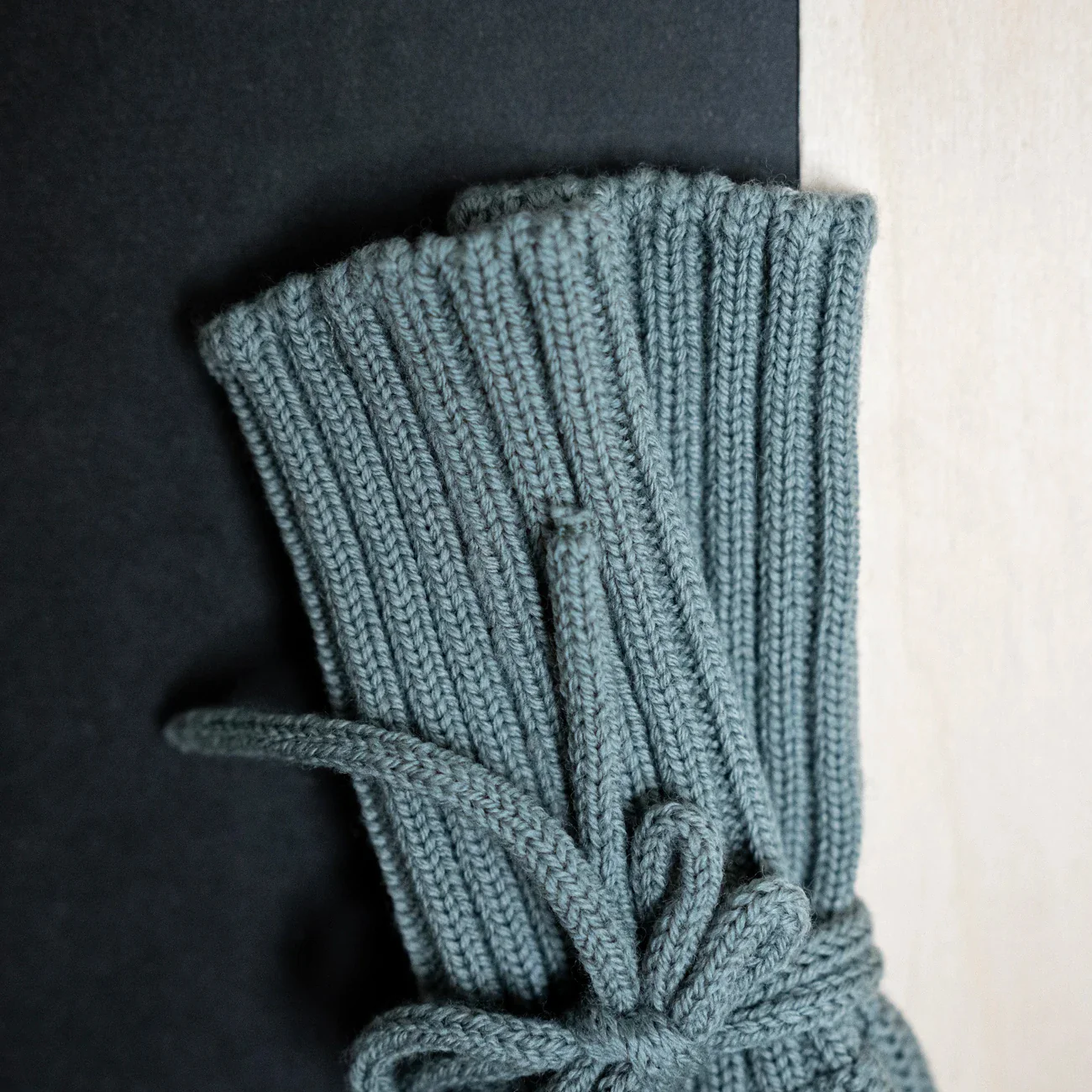 THE WOOLLY BABY BOOTIE - sage - Image 3