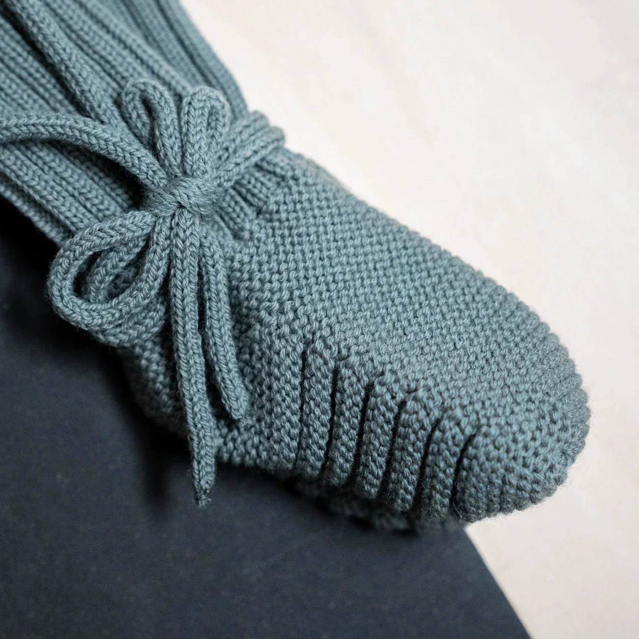 THE WOOLLY BABY BOOTIE - sage - Image 5