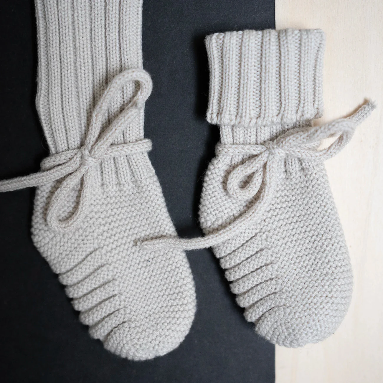 THE WOOLLY BABY BOOTIE - sand - Image 13