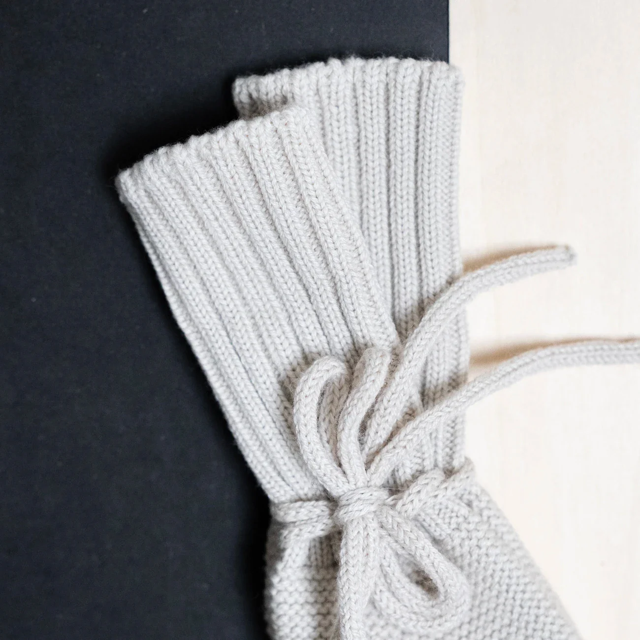 THE WOOLLY BABY BOOTIE - sand - Image 3