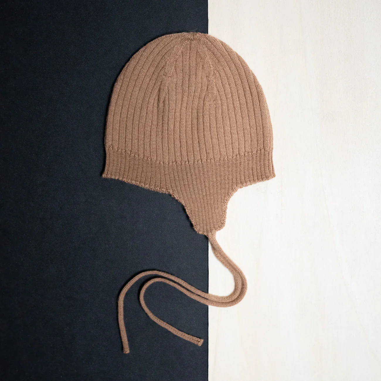 THE WOOLLY BABY HAT - camel - Image 8
