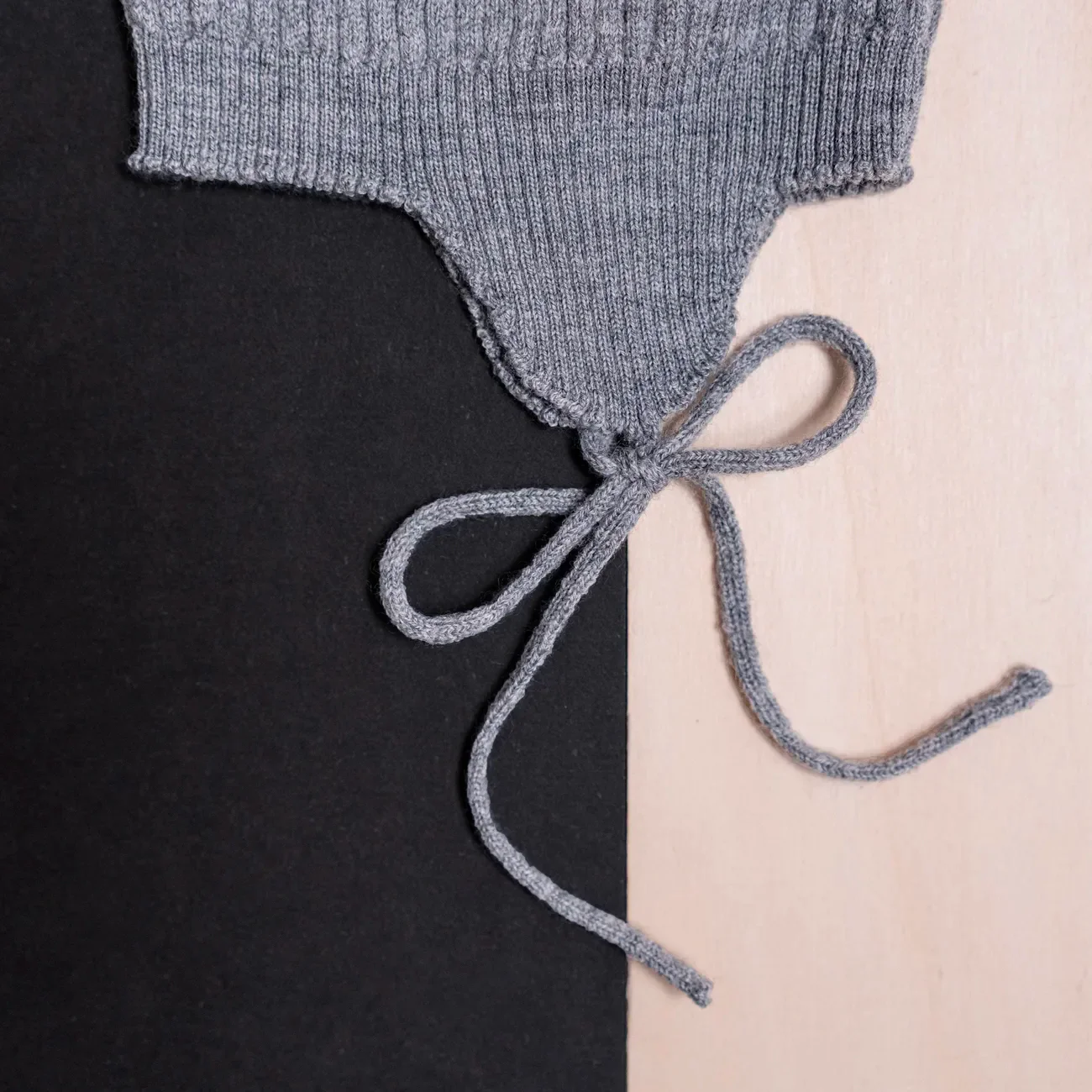THE WOOLLY BABY HAT - cloud grey - Image 3