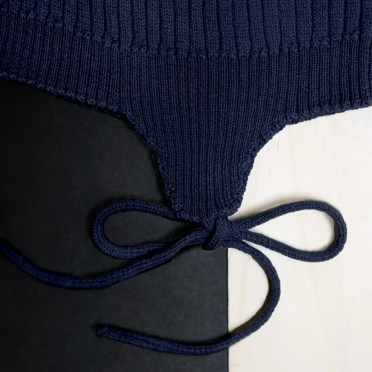 THE WOOLLY BABY HAT - midnight blue - Image 3