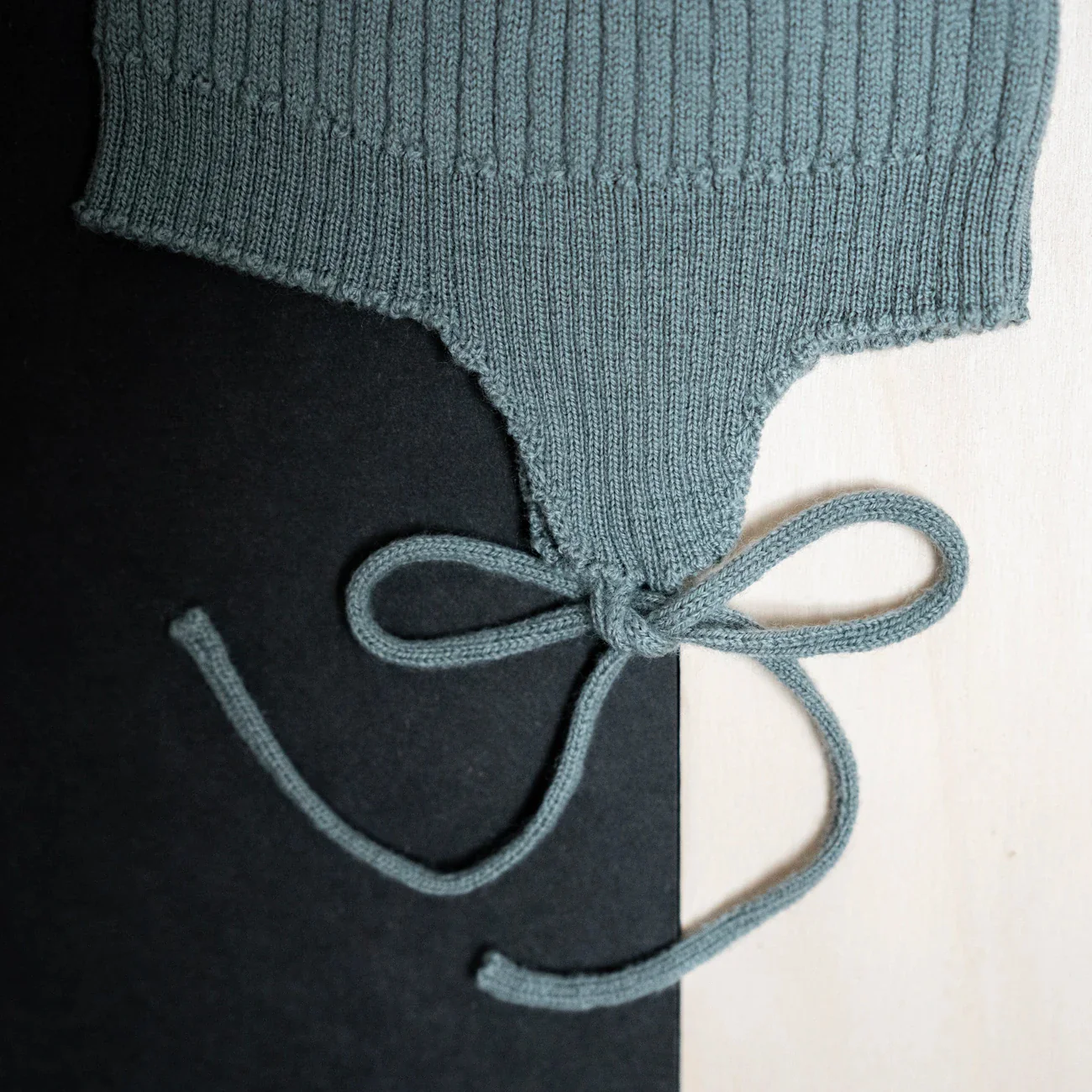THE WOOLLY BABY HAT - sage - Image 6