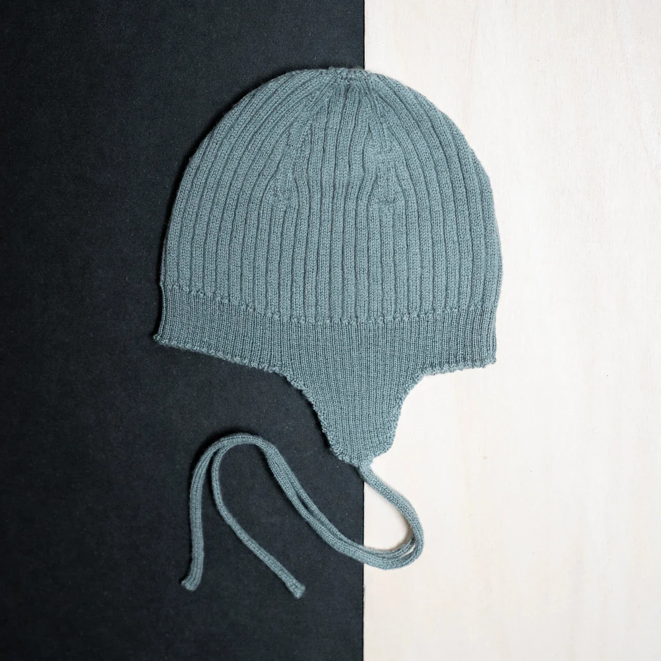 THE WOOLLY BABY HAT - sage - Image 9