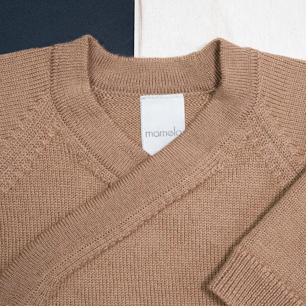 THE WOOLLY BABY JACKET - camel - Image 8