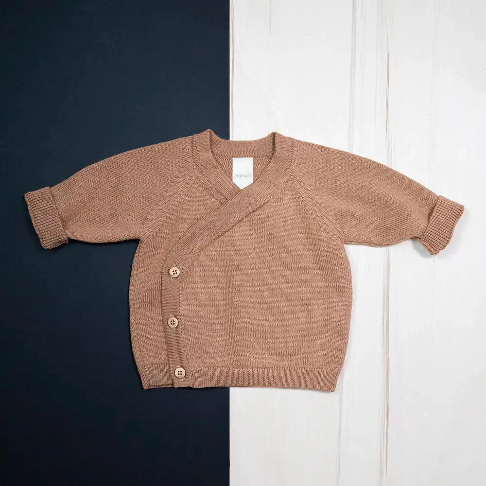 THE WOOLLY BABY JACKET - camel - Image 9