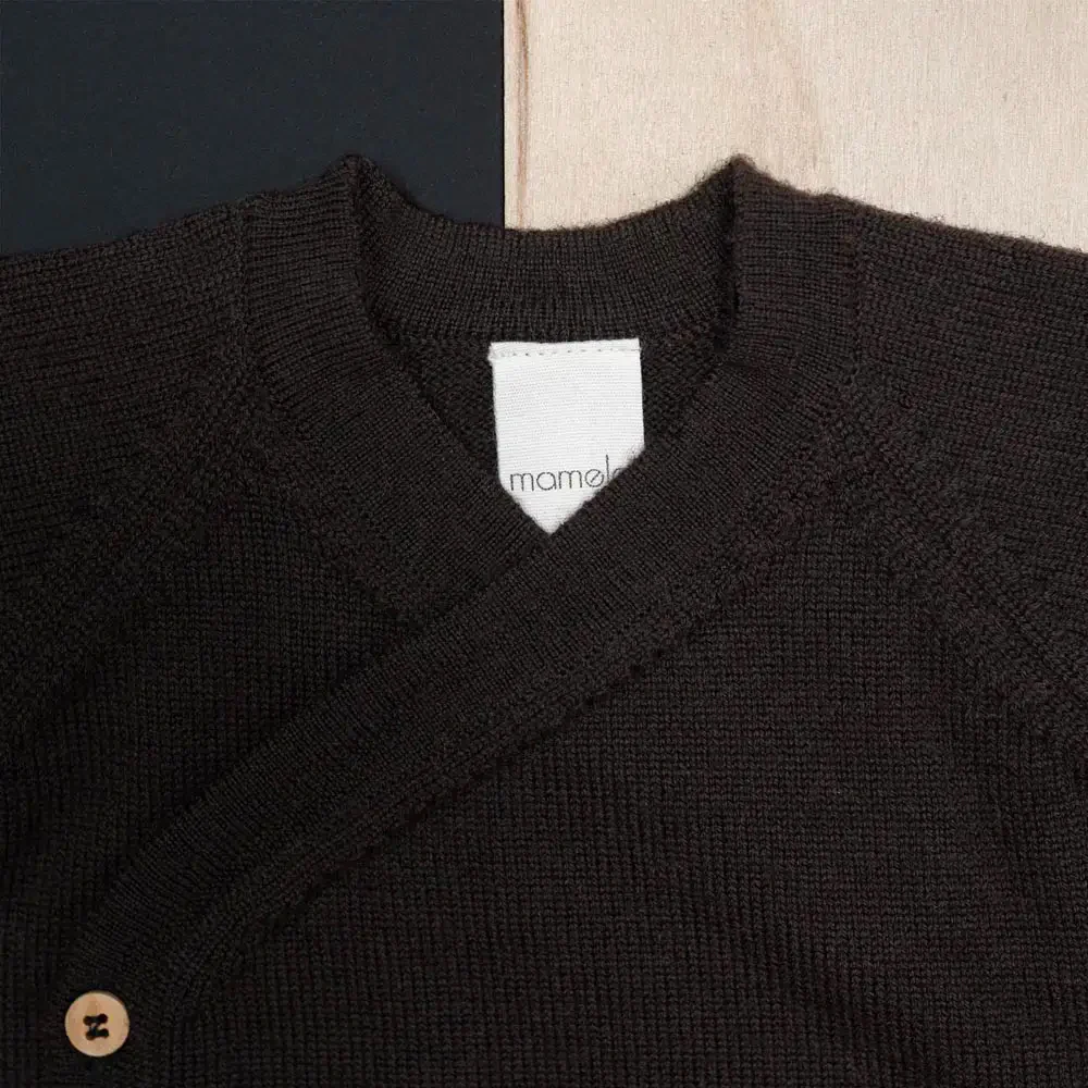 THE WOOLLY BABY JACKET - chocolate - Image 5