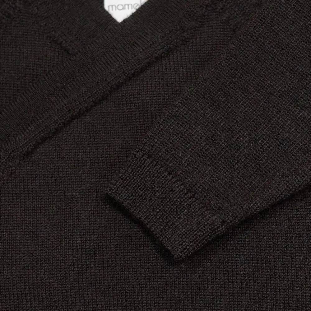 THE WOOLLY BABY JACKET - chocolate - Image 6