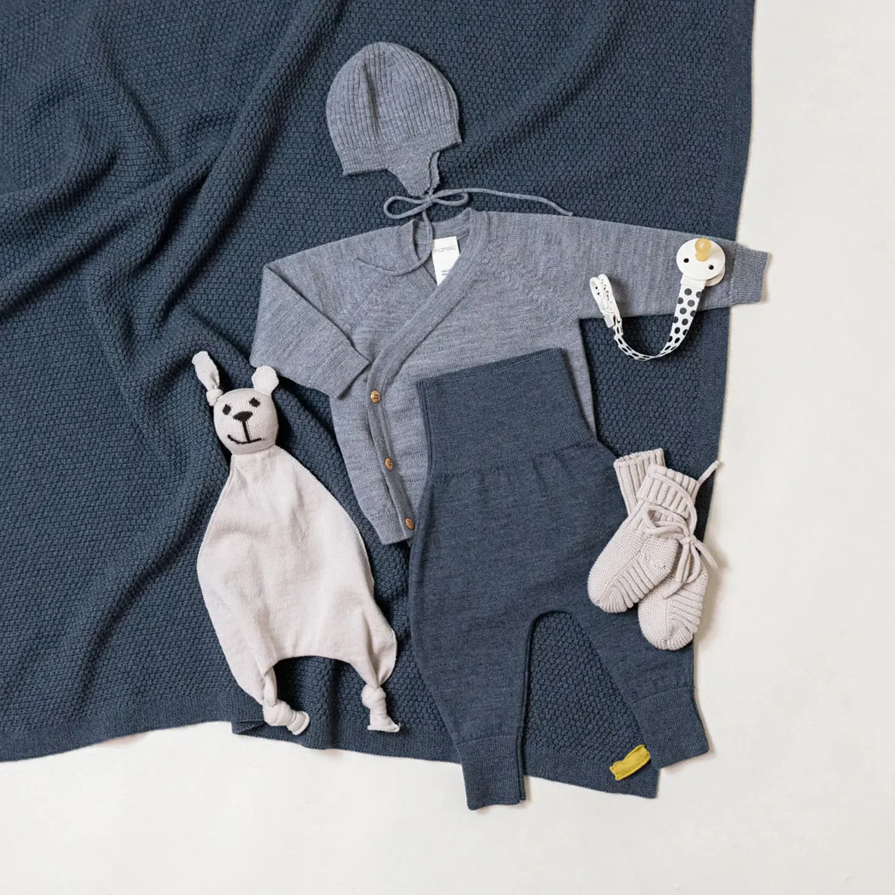 THE WOOLLY BABY JACKET - cloud grey - Image 6