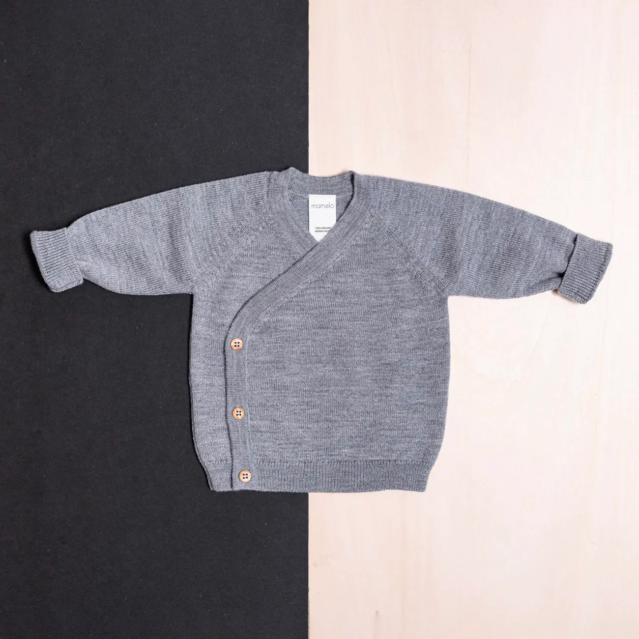 THE WOOLLY BABY JACKET - cloud grey - Image 9