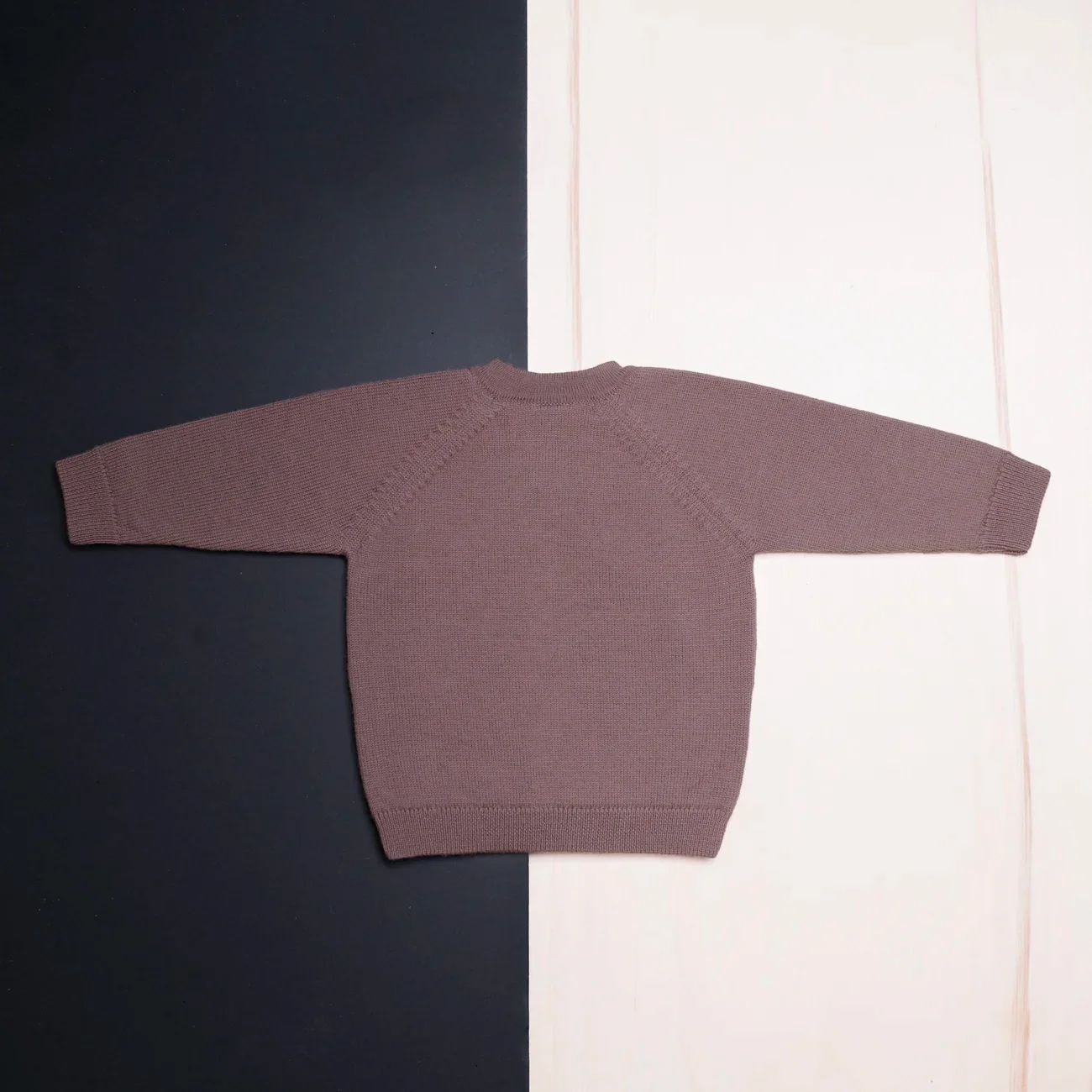 THE WOOLLY BABY JACKET - mauve - Image 10