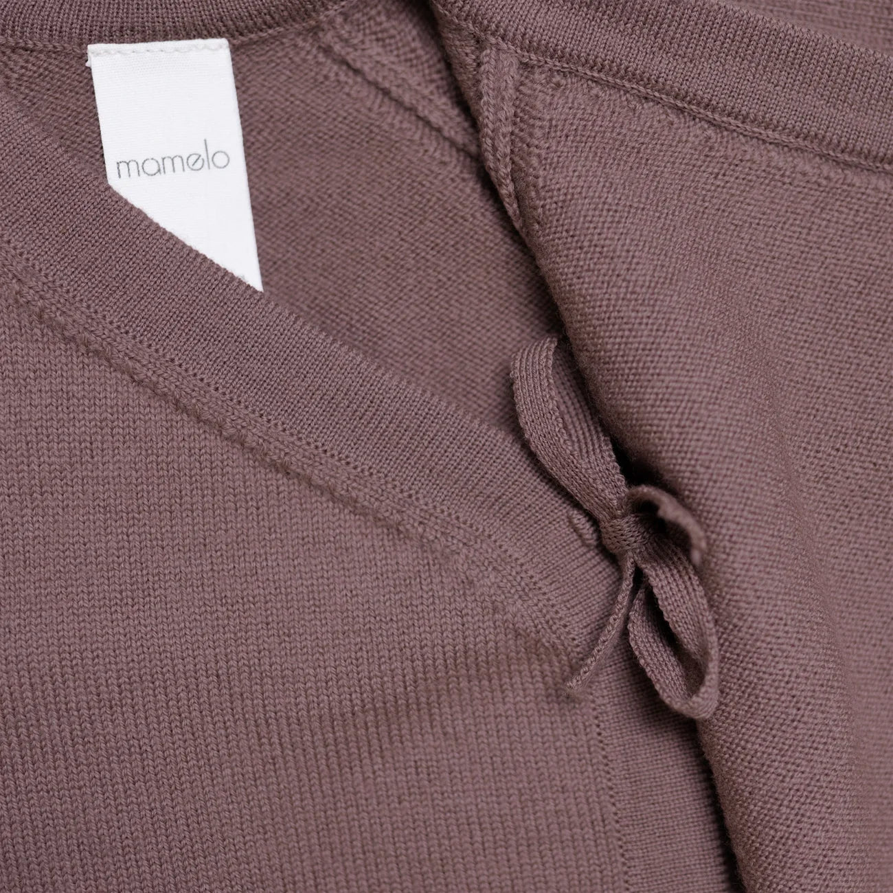 THE WOOLLY BABY JACKET - mauve - Image 6