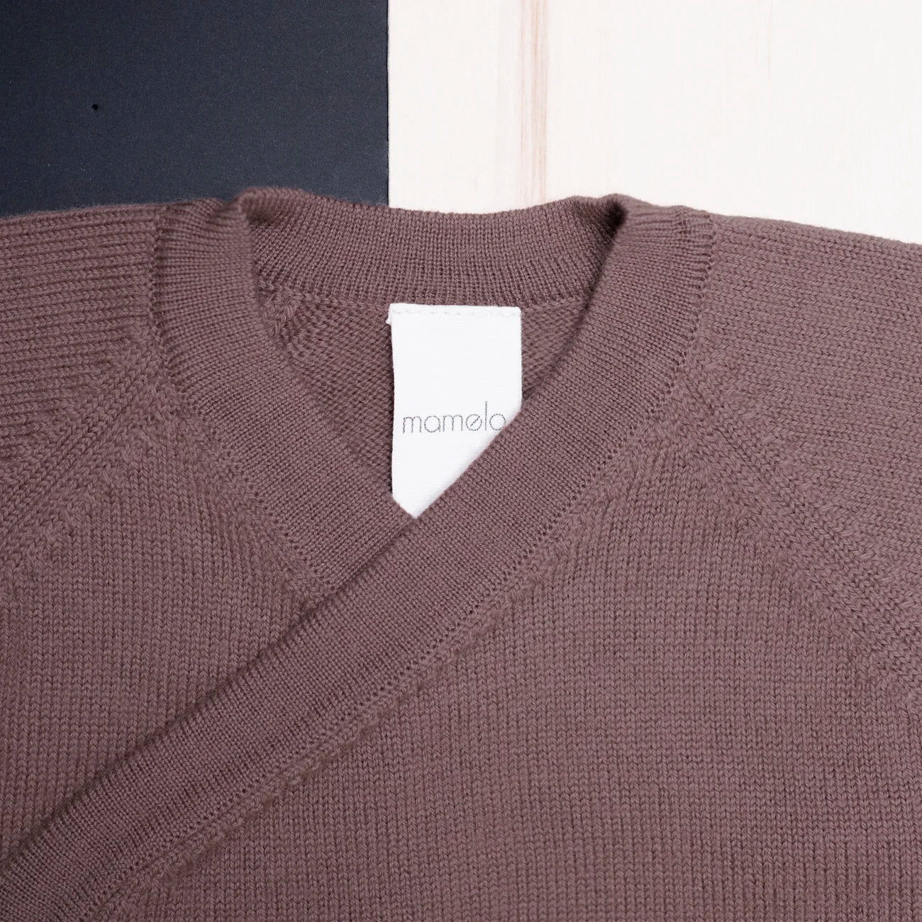 THE WOOLLY BABY JACKET - mauve - Image 9