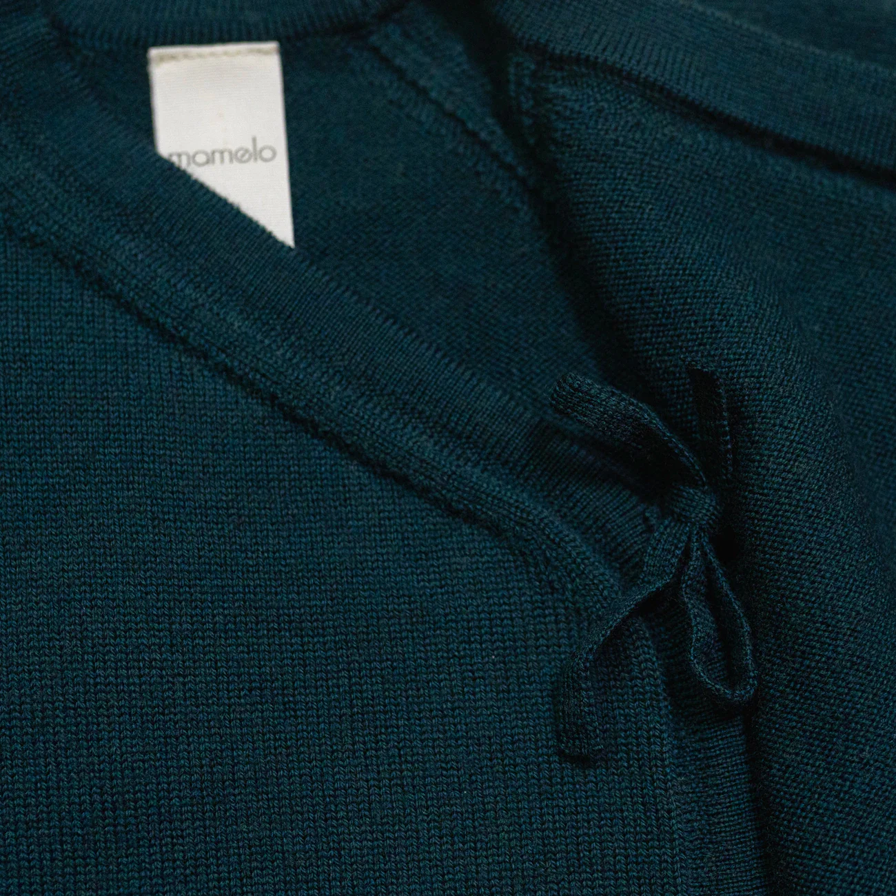 THE WOOLLY BABY JACKET - new petrol - Image 6