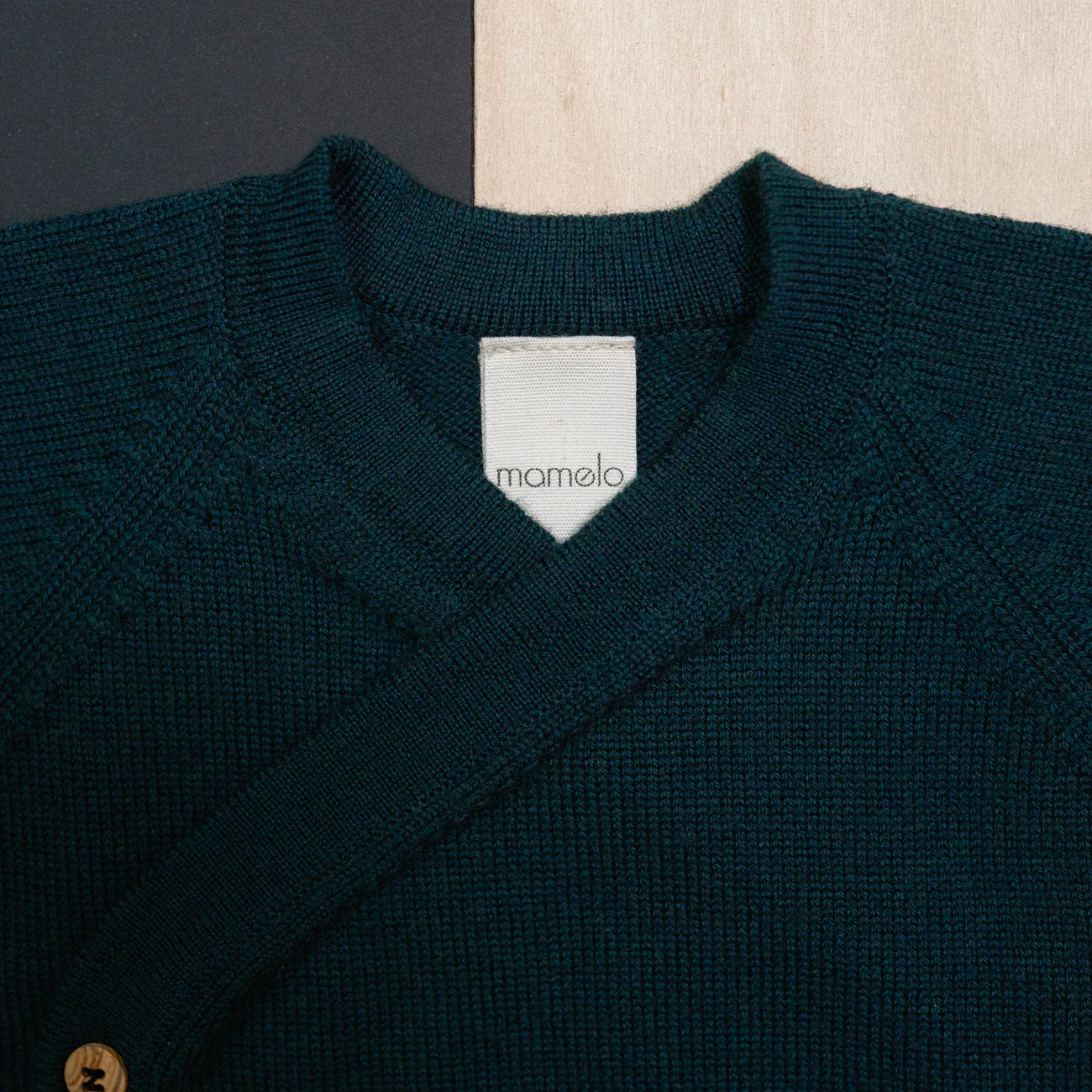 THE WOOLLY BABY JACKET - new petrol - Image 7