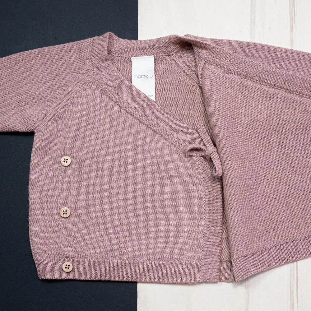 THE WOOLLY BABY JACKET - rose - Image 4