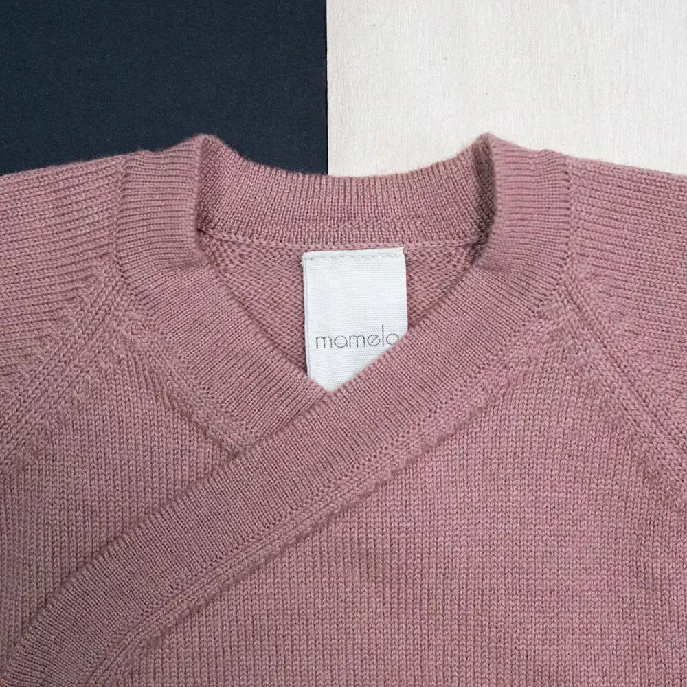 THE WOOLLY BABY JACKET - rose - Image 7