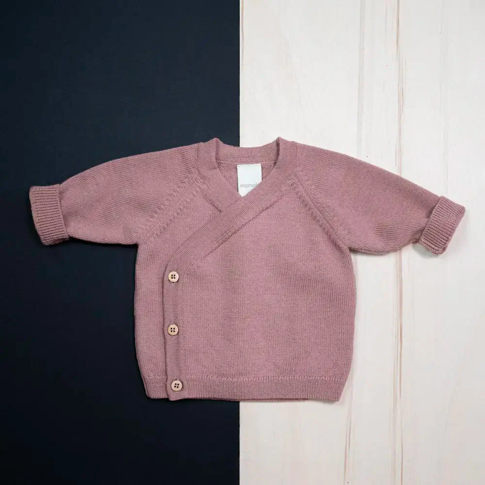 THE WOOLLY BABY JACKET - rose - Image 9