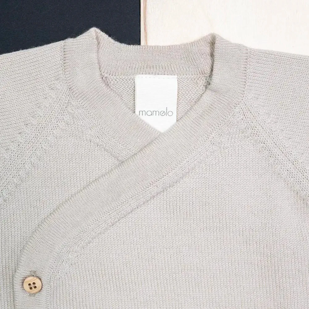 THE WOOLLY BABY JACKET - sand - Image 8